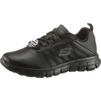 Skechers Sure Track Erath Schnürschuh Berufsschuh Schnürschuh für Gastronomie,Pflege mit rutschhemmender Laufsohle