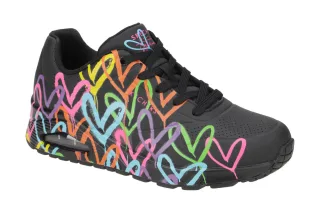 Skechers 177981 BKMT Schwarz Damen Sport-Halbschuhe Air Cooled Memory Foam