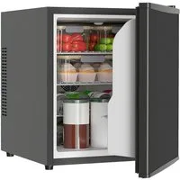 kowdom Table Top Kühlschrank 800-299V90, Leiser Betrieb, LED-Innenbeleuchtung
