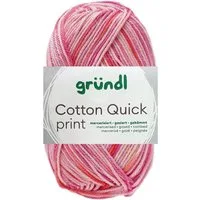 Gründl 50 Gramm Gründl Cotton Quick Print Strickgarn Farbauswahl Bastelgarn