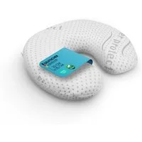 Bestlivings Nackenstützkissen "Silver-Protect" Bezug, Füllung: Polyurethan, Bezug: Polyester, Seitenschläfer, Rückenschläfer, Bauchschläfer, Memory Foam Nackenkissen (Nackenhörnchen 30x35cm) Viscoelastisch