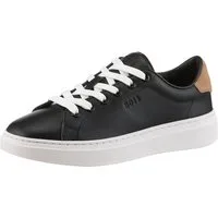 BOSS Kieran Tenn Sneaker, Schnürschuh, Freizeitschuh, Halbschuh mit weißer Laufsohle