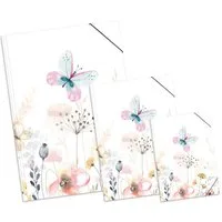 itenga Organisationsmappe itenga Schmetterling Zeichenmappe A2 Sammelmappe A3 Gummizugmappe A4 S