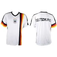 Antonio Fußballtrikot Antonio Deutschland Fussball Trikot - weiß Gr. M