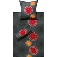 REDBEST Bettwäsche Bettwäsche, Mako-Satin, Satin Kreise/Ornamente