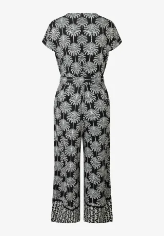 MORE & MORE - Jersey-Jumpsuit schwarz - Gr. - 44