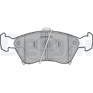 Delphi Bremsbel?ge vorne Toyota Avensis T22 akustische Verschlei?warnung