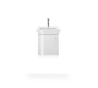 Duravit White Tulip Waschtischunterbau wandhängend Weiß Hochglanz 384x298x410 mm - WT4250L8585 WT4250L8585