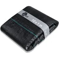 yourGEAR Unkrautvlies yourGEAR 10m² Unkrautfolie 10x1m Gartenvlies Unkrautschutz 100g/m²