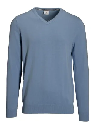 BASEFIELD - V Pullover horizon - Gr. - XXL