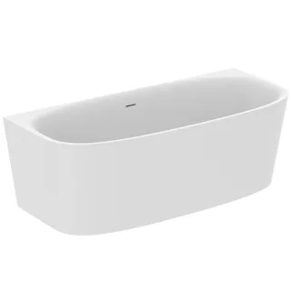 Ideal Standard Duo-Badewanne DEA, f.Wandanbindung, m.Ablauf, 1800x800x475/610mm, Seidenweiß T9940V1
