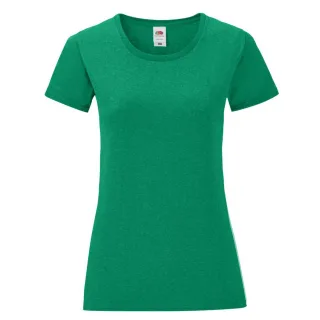 Fruit of the Loom - "Iconic" T-Shirt für Damen (Heidekraut-Grün)