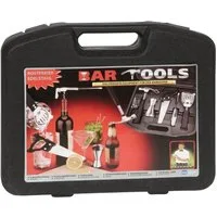 Markenwarenshop-Style Cocktail-Set Bar Tools im Werkzeugkoffer - Bar Set - Cocktail Set, (9 teiliges Bar-Set)