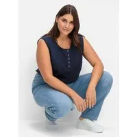 Sieh an! Bequeme Jeans Jeans komfortabel mit elastischem High-Waist-Bund