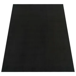 Paco Home Kurzflor-Teppich, Schwarz, Kunststoff, Rechteckig, 200x280 cm, strapazierfähig, für Fußbodenheizung geeignet, Teppiche & Böden, Teppiche