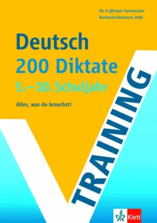 Training Intensiv Deutsch 200 Diktate 5.-10. Schuljahr [Taschenbuch] [2007] Axmann Christine Becker Frank Döring Beate