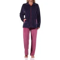 Normann Relaxanzug Damen Hausanzug in Streifenoptik, Homewear Nicky Velvet