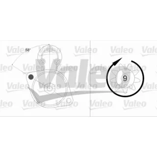 Valeo Audi Skoda VW 458211