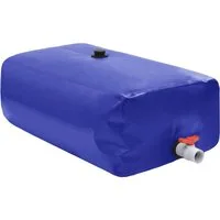vidaXL Bewässerungssystem Wassertank mit Wasserhahn Faltbar 100 L PVC, (1-tlg)