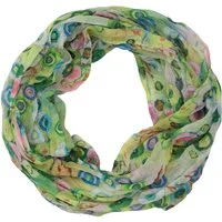 MIRROSI Loop Damen Schal mit Blümchen-Muster Weich, Schlauchschal, (zweimal um den Hals wickelbar, ca.45x75cm), Damen Halstuch ideal für Frühling, Sommer oder Herbst