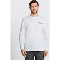 TOM TAILOR Langarmshirt mit Logo-Print