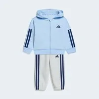 adidas Sportswear Trainingsanzug I 3S FZ FL JOG (2-tlg), für Babys, zweiteiliges Set, aus Baumwolle