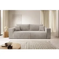 Selsey Schlafsofa FARESE NEW, 3-Sitzer-Sofa mit Bettkasten, Schlaffunktion und Cordbezug
