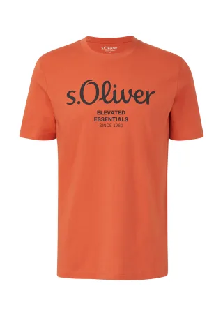 s.Oliver - T-Shirt orange - Gr. - 3XL