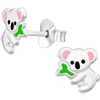 Monkimau Ohrring-Set Koala Kinder Ohrringe 925 Silber Geschenk, Hypoallergen