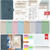 LuxusKollektion Notizbuch Budget Planner Deutsch Startset mit 8 Sparchallenges A6 Finanzplaner