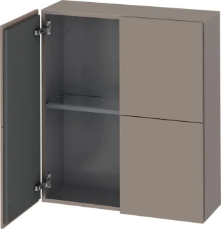 Duravit L-Cube Halbhochschrank Basalt Matt 700x243x800 mm - LC116704343 LC116704343