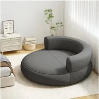 COSTWAY Luftsofa, aufbelasbares Sofa, 160 x 164 x 61 cm Luftbett