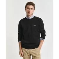 Gant Sweatshirt REG SHIELD C-NECK SWEAT mit Logostickerei auf der Brust