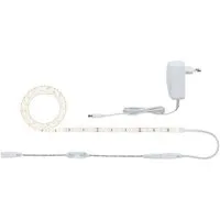 Paulmann LED-Streifen SimpLED Power Set 1,5m 17W 230/24V DC weiß Kunststoff, 1-flammig, inkl Dimm/Switch