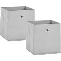Zeller Present Aufbewahrungsbox (Set, 2 St), faltbar und schnell verstaut