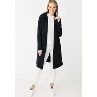 Zwillingsherz Cardigan Kapuze, Taschen, Langarm, ohne Verschluss