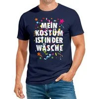 MoonWorks Print-Shirt Herren T-Shirt Fasching Karneval Kostüm Verkleidung Last Minute mit Print