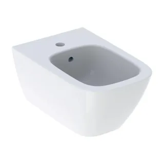 Geberit Smyle Square Wand-Bidet 500209011 weiß, geschlossene Form, mit Überlauf