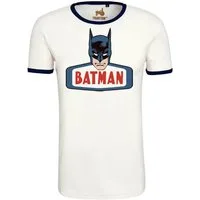 LOGOSHIRT T-Shirt Batman Face mit trendigem Superhelden-Print