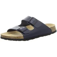 natural Sense Tieffußbett navy Pantolette
