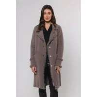 Rino & Pelle Longstrickjacke CATENA mit Fransendetails und Knöpfen