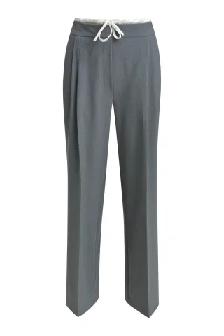 Smith&Soul - Two-in-one Pants grey melange - Gr. - S