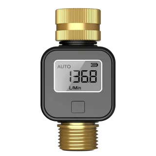 SGS05 TT Smart Irrigation Timer Water Flow Meter Real Time LCD Display Multi Mode Measurement for Garden Lawn Outdoor Wa
