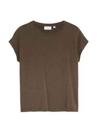 comma - T-Shirt braun - Gr. - 38