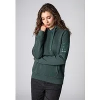 SUBLEVEL Kapuzenpullover Damen Hoodie mit auffälligen Prints auf Ärmel und Sweater, Kapuzensweatshirt mit Kängurutasche, mit Kapuze