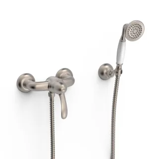 Tres Einhebel Brausemischer Anti Kalk Messing Handbrause: Ø 78 mm , 24216701AC 24216701AC