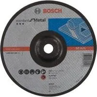 PRO Metal Schleifscheibe, Ø 230mm Bohrung 22,23mm, A 24 P BF, gekröpft