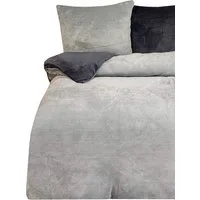 One Home Bettwäsche Winter Cashmere Touch, Fleece, 2 teilig, flauschig warmes Teddy Plüsch, Normalgröße