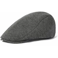 Bwecuy Flat Cap Schiebermütze Herren Barett Cap Herbst