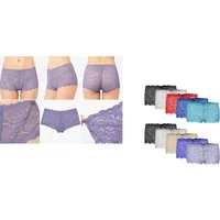 Rungassi Panty 10er-Pack Damen Pantys aus Spitze Femininer Komfort für jeden Tag Gr.